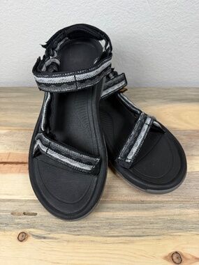 Teva Hurricane XLT2 Ampsole Hiking Sandals Black and Gray Strap Women's Size 7